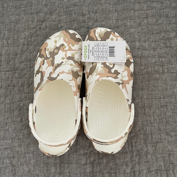 White Camo Crocs